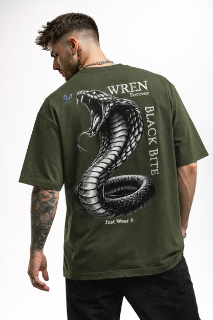 Black bite Oversized T-Shirt