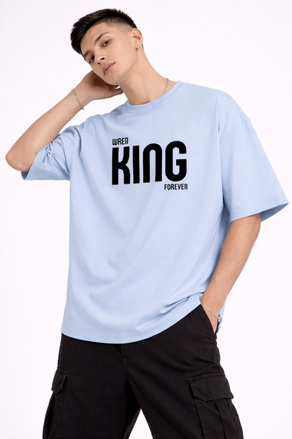 King Terry Oversized Baby Blue T-shirt