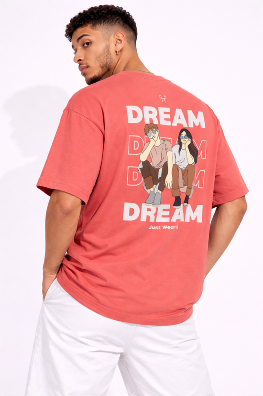 DREAM Coral Oversized Classic T-Shirt