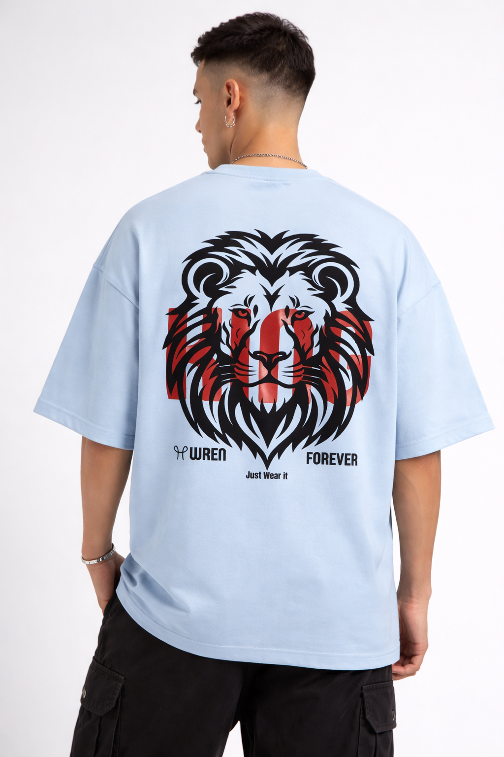 King Terry Oversized Baby Blue T-shirt