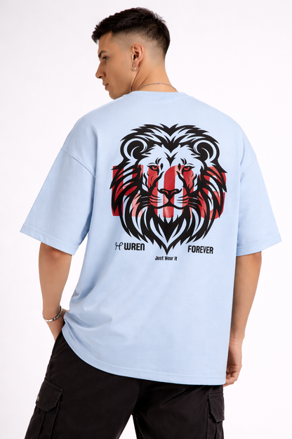 King Terry Oversized Baby Blue T-shirt