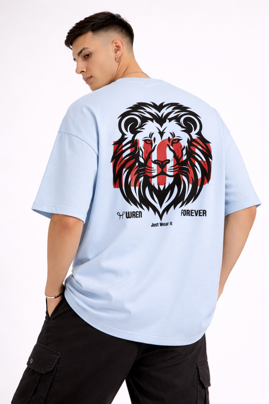 King Terry Oversized Baby Blue T-shirt