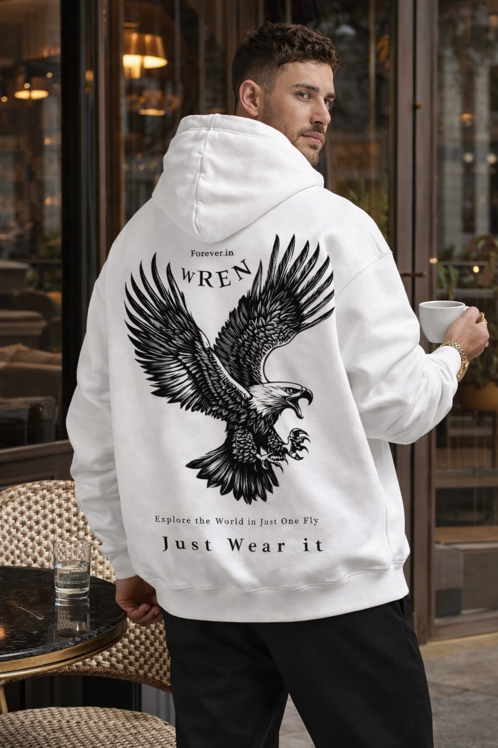 Eagle Premium Hoodie in Just One Fly.