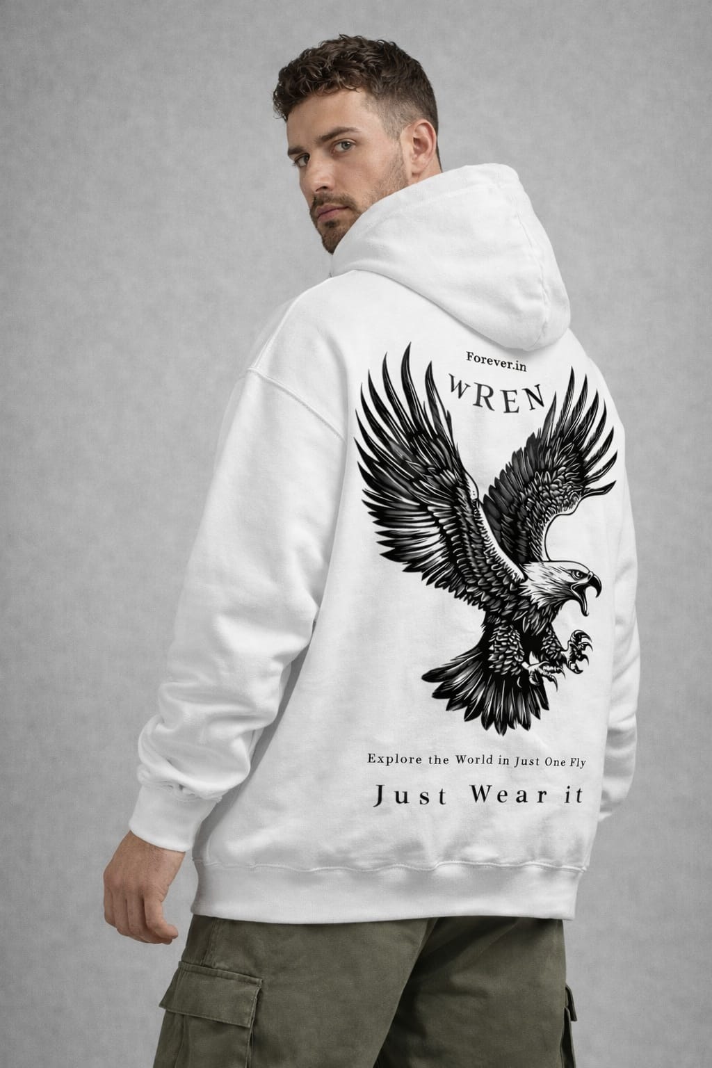 Eagle Premium Hoodie in Just One Fly.