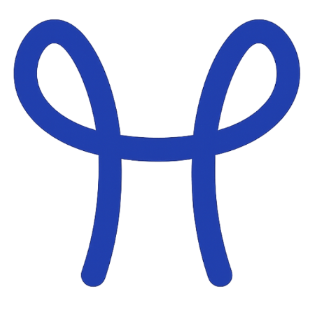 Blue bow tie on a white background